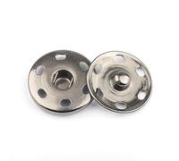 20 Sets Snap Buttons Metal Press Studs Sew-on Snap Fasteners for DIY Craft Sewing Clothing (25mm)