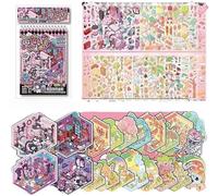 20 Sets Stickers Scene,Mini House Stickers Set for Adults with Make Your Own Room Micro Terrorism Sticker Scene Therapy for Adults Relief Stress Pass The Time Favors Gift