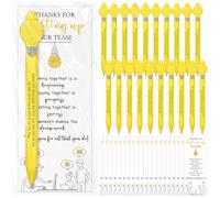 20 Sets Thank You Gift Bulk Employee Appreciation Gifts Inspirational Pens | Motivational Quotes Pens with Thank You Cards for Colleagues Team Staff Nurse Colleague Leaving Gift Back to School Student