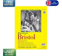 20-Sheet Strathmore Bristol Vellum Paper Pad 9"x12", Perfect for Scrapbooking
