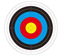 20 Sheets Bullseye Archery Target,Standard Archery Shooting Targets Paper 10 Rings Targets Face Accessories for Hunting Shooting Training Practice(43cm/60cm/83cm)