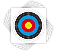 20 Sheets Bullseye Archery Target,Standard Archery Shooting Targets Paper 10 Rings Targets Face Accessories for Hunting Shooting Training Practice(42x42cm/62x62cm)