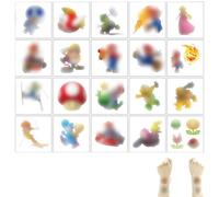 20 Sheets Cartoon Tattoos for Kids, Cute and Funny DIY Stickers, Temporary Tattoos for Girl Boy, Waterproof Temporary Kawaii Birthday Gift for Child