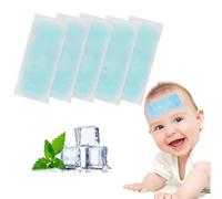 20 Sheets Cooling Fever Patch for Kids, Cooling Forehead Strips Cooling Gel Pads for Baby Children Adult Migraine Soothing, Relieve Headache, Toothache Pain, Sunstroke, Drowsiness, Fatigue, Refreshing