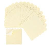 20 Sheets Elegant Wave Edge Cocktail Napkins, Soft Paper Tissue | Safe, Skin Friendly Paper Serviettes, for Daily Entertainment and Banquets, Stylish Table Use