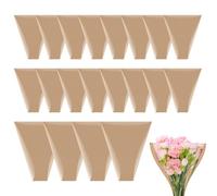 20 Sheets Floral Wrapping Papers, Paper For Flowers Bouquets, Florist Supplies Packaging Paper, Floral Bouquet Packaging Sheet, For Party, Craft, Wedding, Waterproof Stylish, 44x28cm/17.32x11.02 Inche