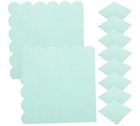 20 Sheets Light Green Wave Edge Paper Napkins for Party Supplies | Soft Paper, Skin Friendly and Safe, Elegant Stylish Design, Suitable for Christmas Gatherings