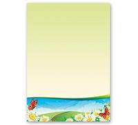20 Sheets Motif Letter Paper! Seasons - Summer Four Seasons - Summer DIN A4 - Paper-Media