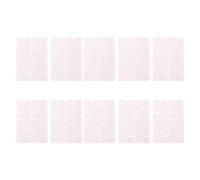 20 Sheets Nail Silicone Stickers Jelly Glue for False Tips | Pink Silicone Sheets, Double Sided Adhesive, 0.3mm Profile, 20 Sheets