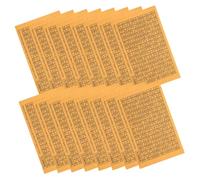 20 Sheets Paper Savings Box Number Stickers for Euro Jars | Creative DIY Labels for Children, Savings Tracking, Piggy Banks and Money Jars, Easy Application for Practice