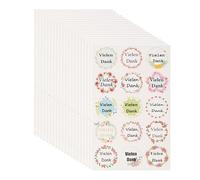 20 Sheets Professional Adhesive Label Tear Resistant for Packaging Supplies Great Print Surfaces Document Labels