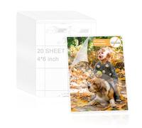 20 Sheets Self Laminating Pouches 4x6 inch Hard Laminate Sheets Self Adhesive Laminating Sheets Laminating Pouches Laminator Pouches for Credit Card Photo
