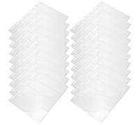 20 Sheets Stamp Album Binder Pages Standard 9 Hole Pvc Collecting