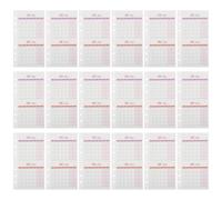 20 Sheets Undated Double Sided Planning Calendar for Budgeting