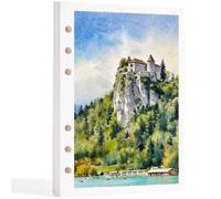 20 Sheets Watercolour Paper Refill for Fuumuui 36-Color Travel Watercolour Set, 300gsm Cold-Pressed Cotton Watercolour Paper Bulk for Painting, Drawing, Mixed Media - 4.9in x 6.9in/12.5cm x 17.5cm