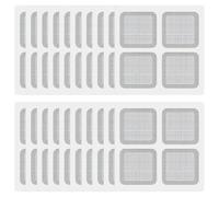 20 Sheets Window Screen Repair Patches, Fly Screen Net Repair Self-Adhesive Balcony Repair Patch Waterproof Repair Screen Patch Fly Screen Patch for Home Window Door Screen Holes