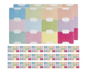 20 Sheets Writable Adhesive Index Tabs for Folders and Magazines