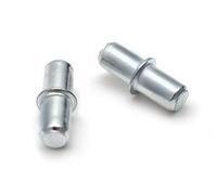 20 SHELF SUPPORT PINS STUDS PEG STEEL 5MM HOLE (SUKI)