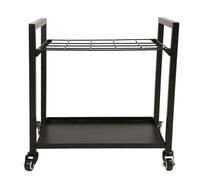 20 Slot Blueprint Storage Rack with WheelsMetal Cart Blueprint File Holder for Office & SchoolRolling Blueprint Storage Organizer