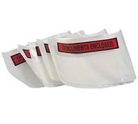 20 Small A6 Size Printed Peel + Seal Clear Document Enclosed Wallets 112 x 162mm / 4.5 x 6.5" Postal Mailing Packaging Packing Shipping Postage Pouches Bags Address Envelopes Labels Stickers Slips