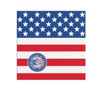 20 Small USA Paper Napkins