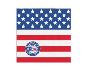 20 Small USA Paper Napkins
