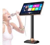 20" Smart Touch Screen Karaoke Machine, 4K, WiFi, App Control, Million Songs, Multi-Language, for Home Party & TV Playback