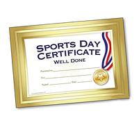 20 Sports Day Certificate Award Praise Teachers Reward Certificates A5 Primary Teaching Services