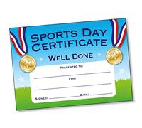 20 Sports Day Well Done Certificate Award Praise Teachers Reward Certificates A5 Primary Teaching Services