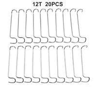 20× Stainless Steel Fruit Tree Branch Limb Spreaders, Reusable Garden Plant Twigs Angle Fixing Wire Tool to Support and Train Branches for Horizontal Growth in Orchard, Yard and Outdoor Plant(12T)