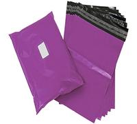 20 STRONG PURPLE COLOURED PLASTIC SELF SEAL PACKAGING MAILING BAGS - EXTRA LARGE XL SIZE 17 x 22" 430 x 560mm 60mu PEEL SEAL POLYTHENE OPAQUE POSTAL PACKING POSTAGE MAIL SACKS ENVELOPES MAILERS