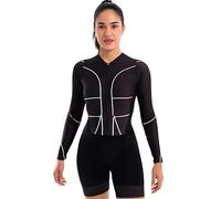 20 Style Women's Cycling Suit Triathlon Racing Team Jersey One Piece Jumpsuit Short Sleeve Tight Cycling Suit GEL Pad XS-3XL, 6, XXL