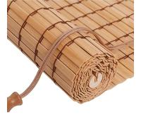 20 styles Customized Bamboo Blinds, Natural Wooden Window Decorative Curtain, Sunscreen Drape for Windows, for Partition Tea room Office Study Wall Decoration (H)