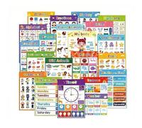 20 Themes Educational Posters For Kids -Laminated learning posters for kids abc charts alphabet poster,Preschool homeschool