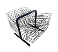 20 Tier Metal Art Drying Rack Color Coated Picture Album Display Stand Ideal for Home & Art School Painting Drying Space Saving Design for Artists