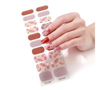 20 Tips Semi-Cured Gel Nail Adhesive Sliders Long Lasting Full Cover Stcikers Gel LED UV Lamp Neede UV Lamp Art
