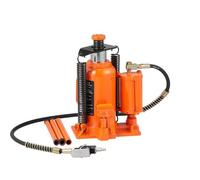 20 Ton Air Hydraulic Bottle Jack with Manual Hand Pump Heavy Duty Car Van Truck Lifting Tool Portable High Lift Jack for Garage Workshop Vehicle Repair Equipment