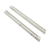 20" Track Slides for Cabinet Rails Heavy Duty Cutting Table Chute Smooth Keyboard Roller Pulley Durable Storage Solution for nizing Fur and Tools