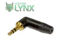 20 (TWENTY) x Neutrik NTP3RC-B 3.5mm Right Angled Stereo Jack Mini Connector TRS