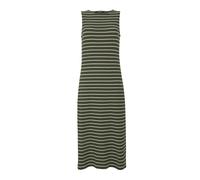 (20 UK, Dark Khaki/Light Vanilla) Regatta Womens/Ladies Amorie Contrast Striped Midi Dress