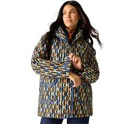 (20 UK, Navy/Multicoloured) Regatta Womens/Ladies Orla Kiely Oval Insulated Waterproof Jacket