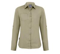 (20 UK, Pebble) Craghoppers Womens/Ladies Kiwi Long-Sleeved Shirt