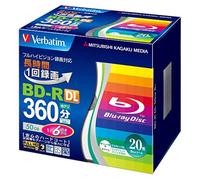 20 Verbatim Bluray Disc 50 GB BD-R Dual Layer 6x Speed Inkjet Printable Spindle
