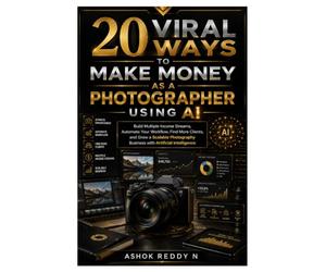 20 Viral Ways to Make Money as a Photographer Using AI: Build Multiple Income Streams, Automate Your Workflow, Find More Clients, and Grow a Scalable Photography Business with Artificial Intelligence