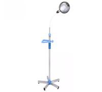 20 W LED Surgical Examination Lamp, Dental-Oral Light Lamp, Gooseneck Lamp for Medical Examinations, Mobile Pet-Lamp, Stainless Steel Base, Height-Adjustable