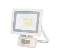 20 Watt 1600 Lumens IP44 LED Spotlight with Pathway Sensor White