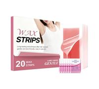 20 waxing strips + soothing wipes for smooth, confident skin, perfect for summer.