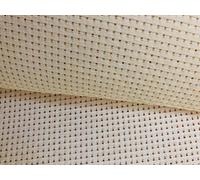 20" wide Binca Cross Stitch Fabric Cream - per metre