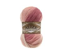 20% Wool 80% Acrylic Soft Yarn Alize Angora Gold Batik Thread Crochet Lace Hand Knitting Turkish Yarn Lot of 4skn 400gr 2408yds Color Gradient (5652)