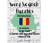 20 Word Search Puzzles Romanian Subjects: Classic Fun Brain Games